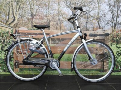 Gazelle Chamonix Heren Zilver 53cm